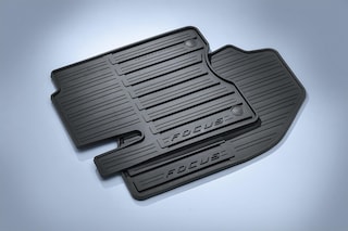 CAT® 4pc All Weather Floor Mats & Cargo Set - Black Tough Rubber