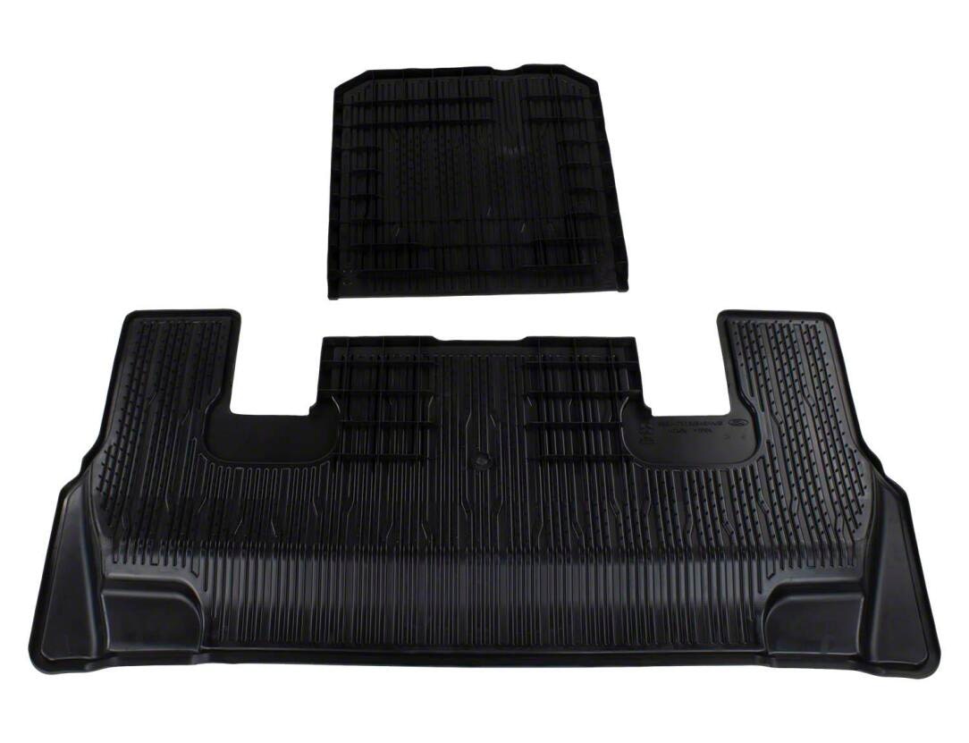 Explorer 2022-2024 Black Floor Liners 3rd Row for Vehicles with
