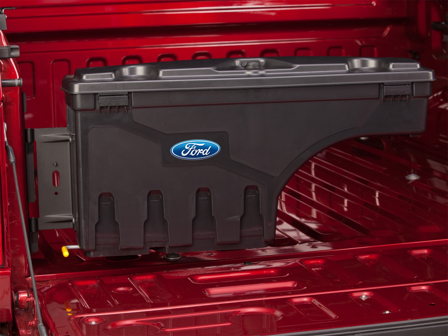 F-150 2015-2020 UnderCover Pivot Storage Box Left Hand Side | Accessories. Ford.com