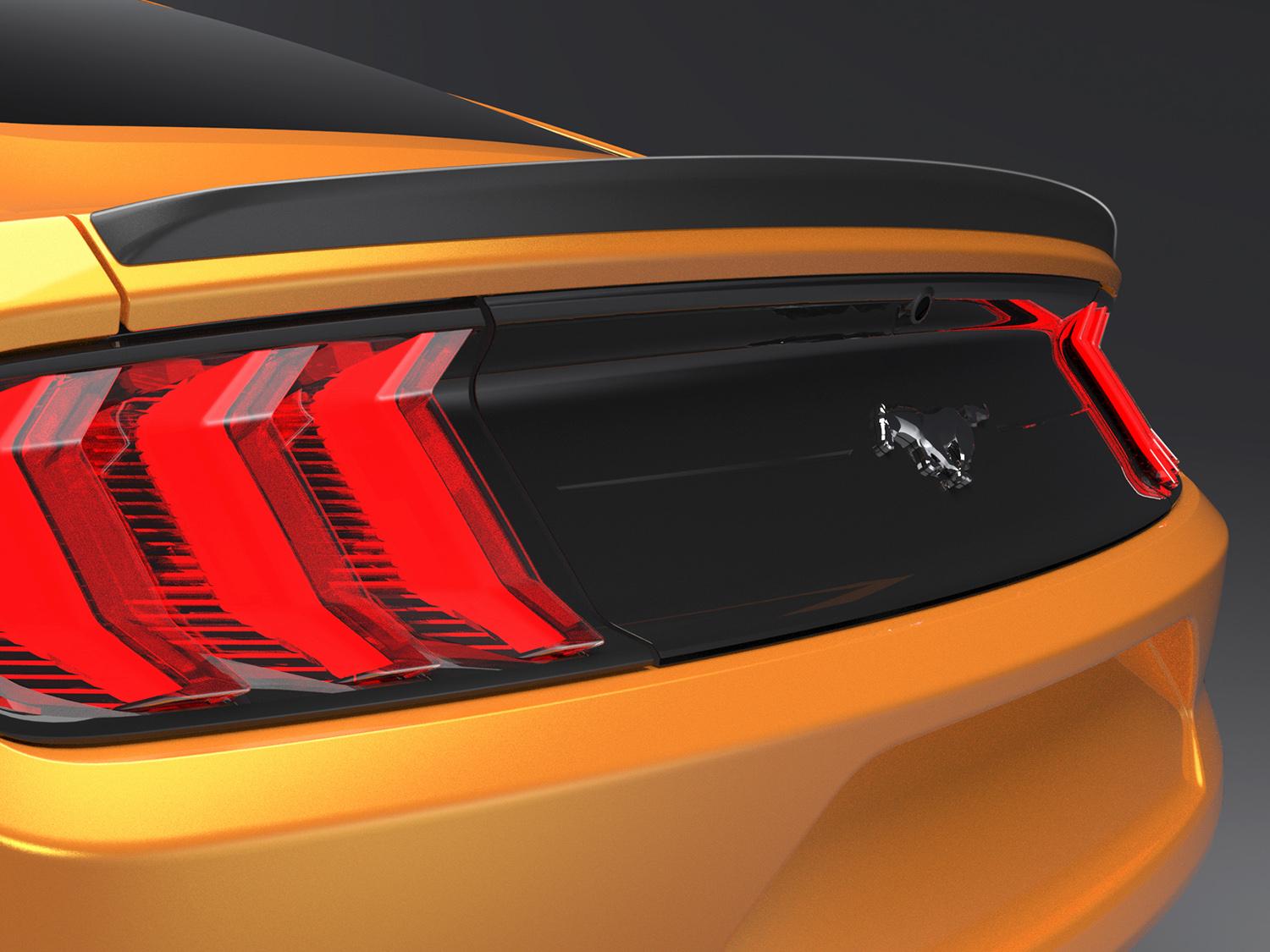 NASHDZ 1 Paar Auto-Luftschlitze Spoiler Panel Heckscheibenabdeckung hinten,  für Ford Mustang 2015-2018 : : Auto & Motorrad