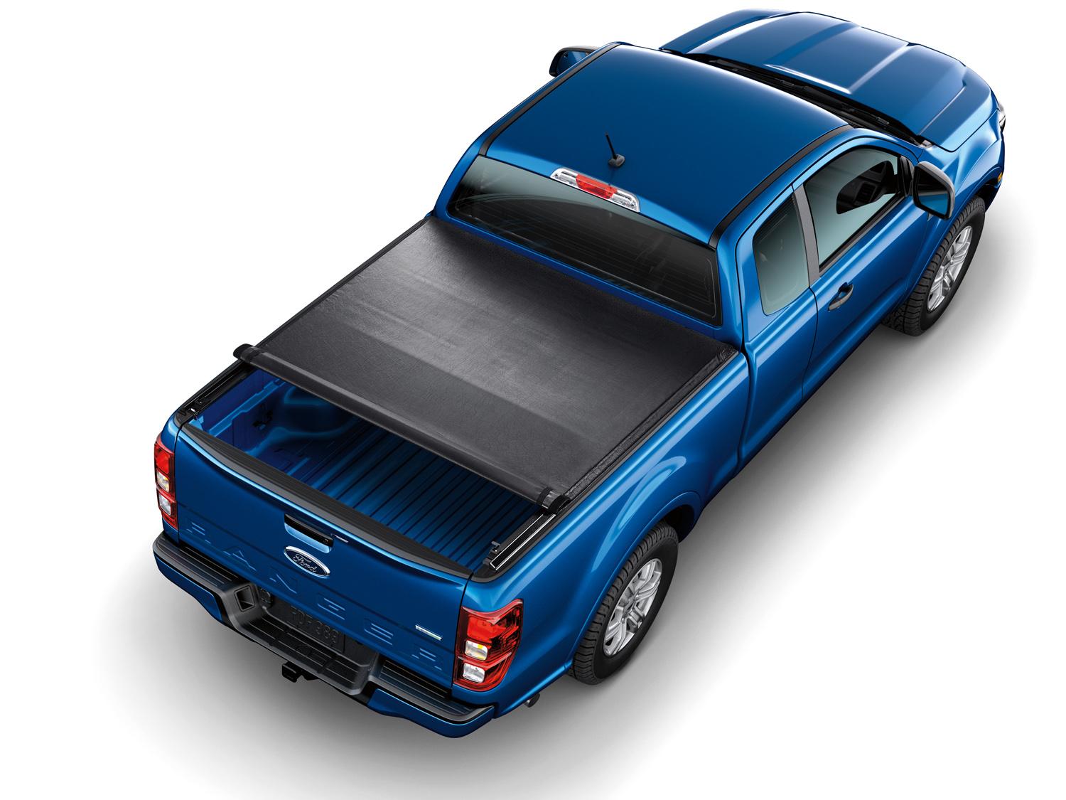 Ranger 2019-2023 Soft Roll Up Over Rail Design Tonneau Cover for