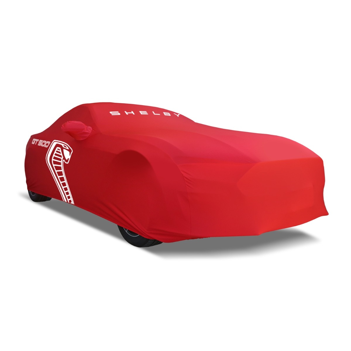 Mustang GT500 2020-2022 Indoor Red Full Car Cover for Small Wing Models