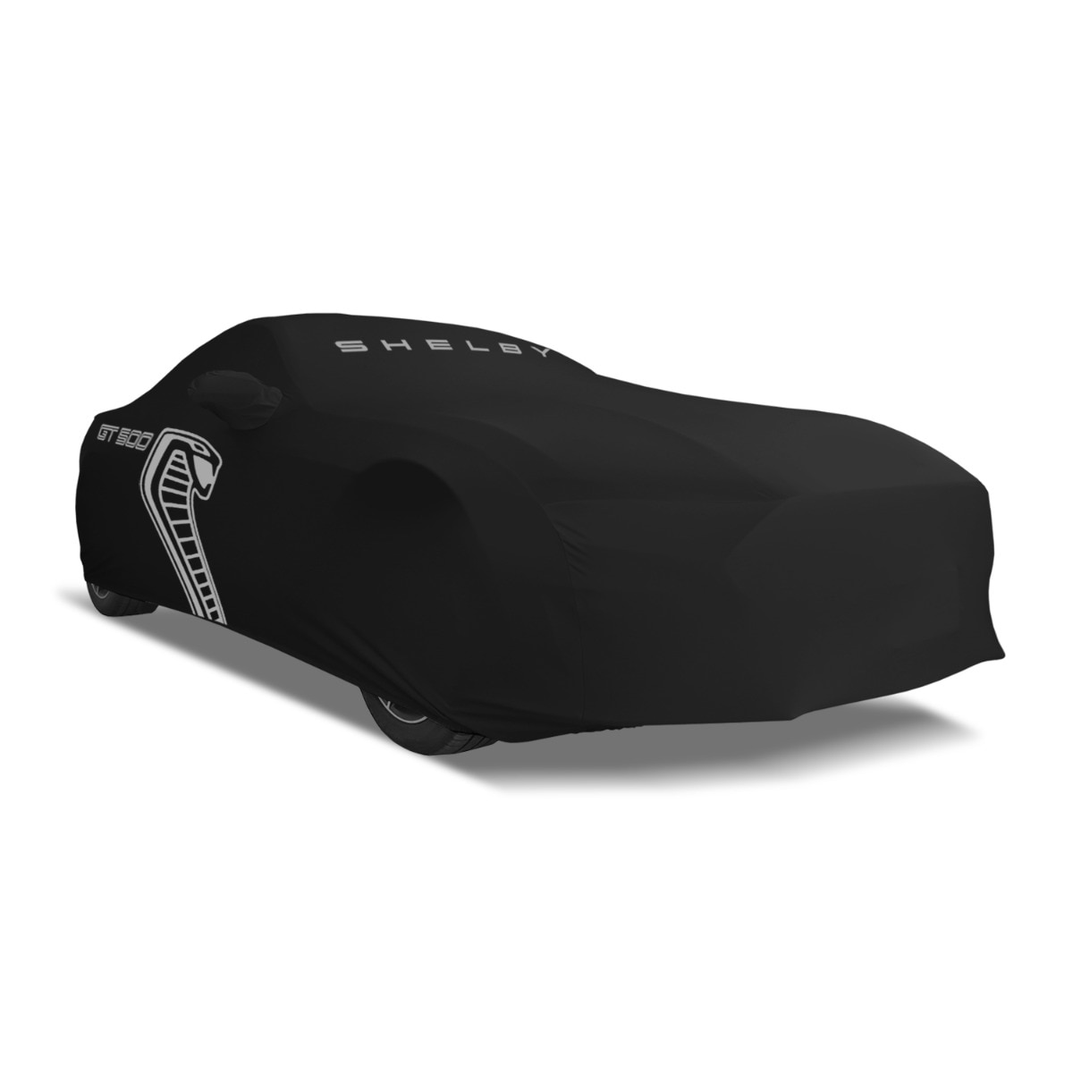 Mustang GT500 2020-2021 Indoor Black Full Car Cover for Small Wing