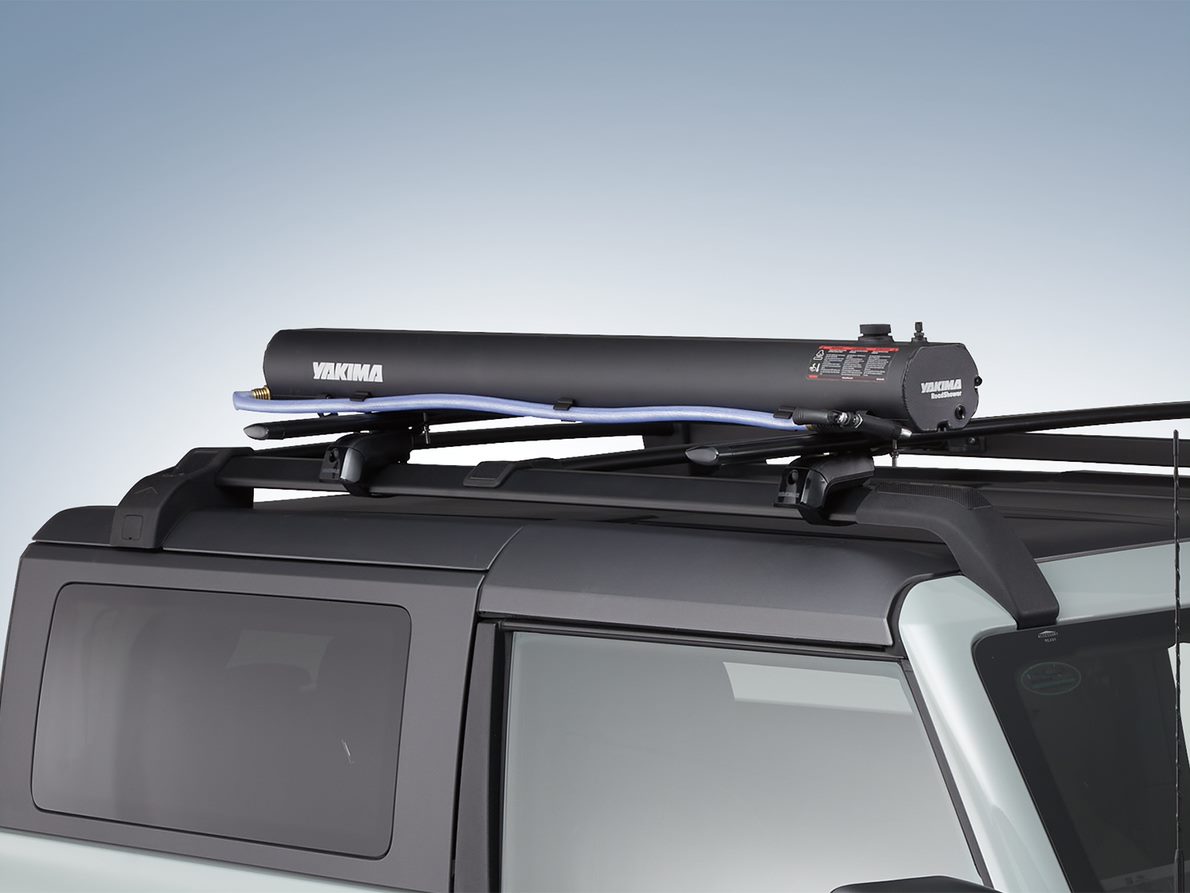 Yakima Overland RoadShower Portable Pressurized Water Storage for Ford - EV  Sportline - The Leader in Electric Vehicle Accessories