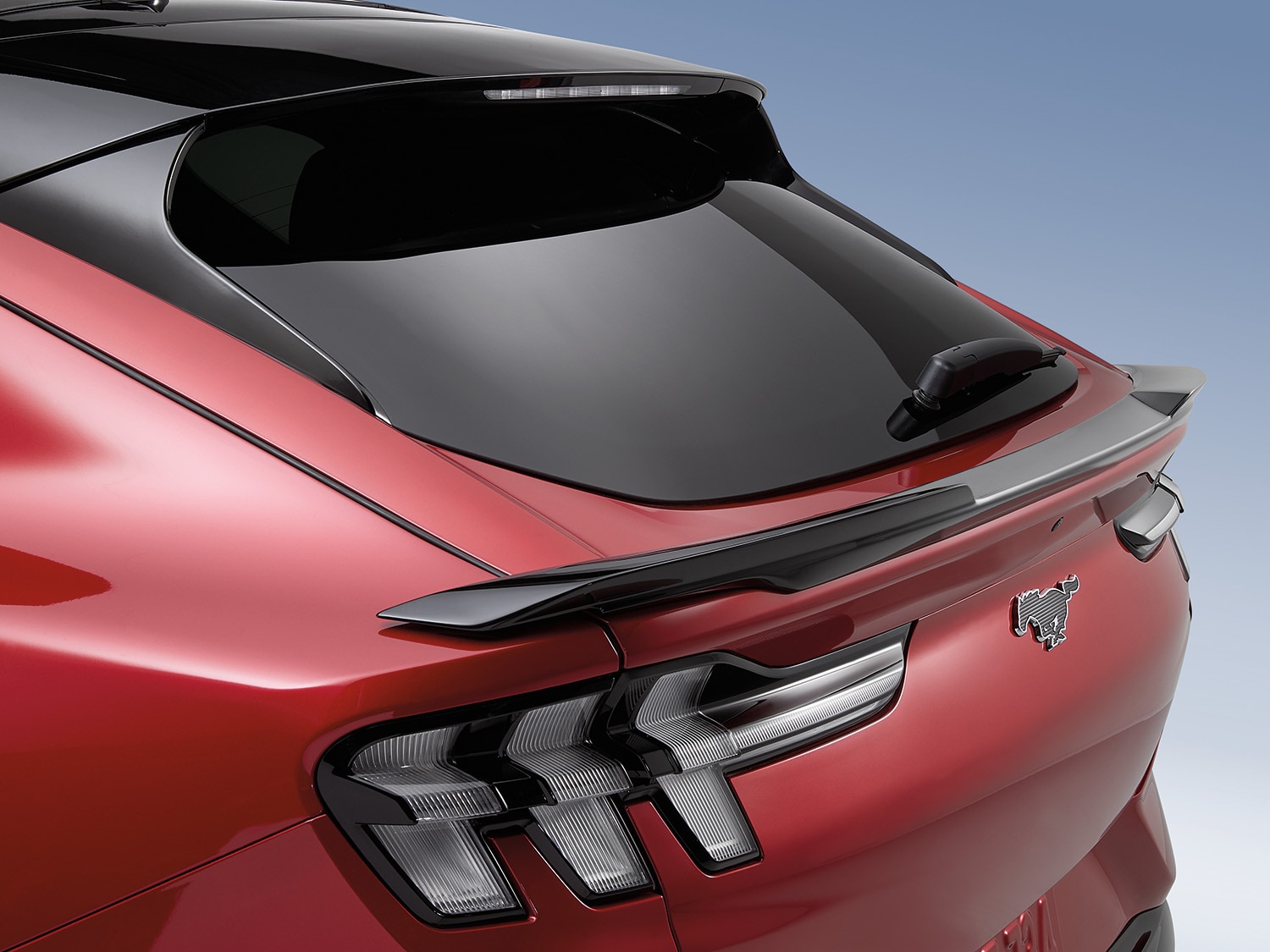 Mustang Mach-E 2021-2024 Air Design® Gloss Black Rear Deck Spoiler