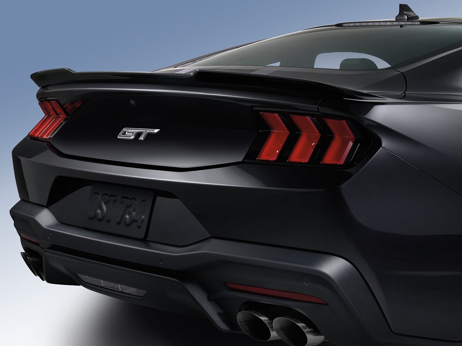 Mustang 2024 Air Design® Gloss Black Rear Deck Spoiler